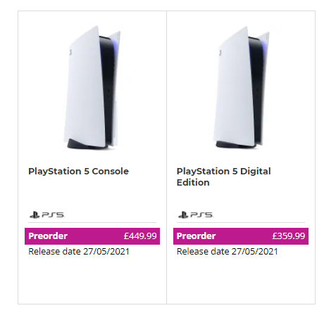 Update: All PlayStation 5 bundles at GAME have disappeared, leaving behind only the standalone versions. Not too sure if this means no more bundles, or if they're going to update/change the previous bundles. Restock by GAME still expected 2nd week of May.

#PS5 #PS5UK #PS5Restock