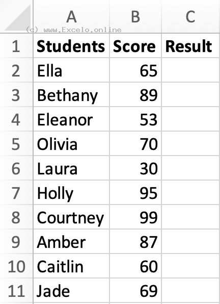 ExceloO's tweet image. Hi guys,
today, again, an example of the function of IF, student tests. If the student gets 75 or more points, he took the exam, otherwise not :).

excelo.online/?category=Func…

#excelo #excelexamples #excel