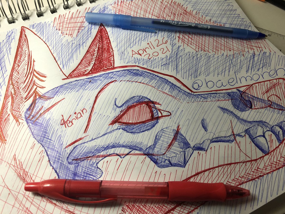 BAELMOREN's tweet photo. An X-ray dog πΆ ππ»
#dog #x-ray #pen #drawing #animal #bestfriendofhuman #creepyart #blue #red #blueandred #bluepen #redpen #skeleton #bones #dogskeleton #anatomy #dibujo #rojoyazul #rayosx #perros #dibujo https://t.co/YEfd6amQQR