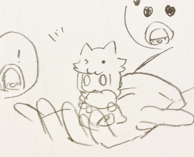 描きたい落書きのラフだけ描いていく 