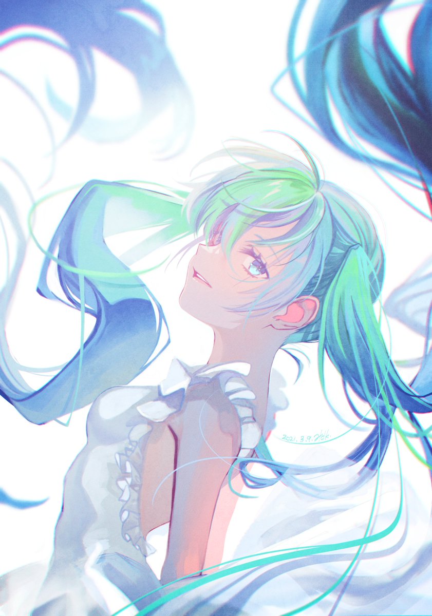 ピアプロ運営です 本日は 横顔 作品をご紹介 葉月透さんのミクさん 透明感のある Piapro ピアプロ のイラスト ピアプロ運営です 本日は 横顔 作品をご紹介 葉月透さんのミクさん 透明感のある Piapro ピアプロ のイラスト