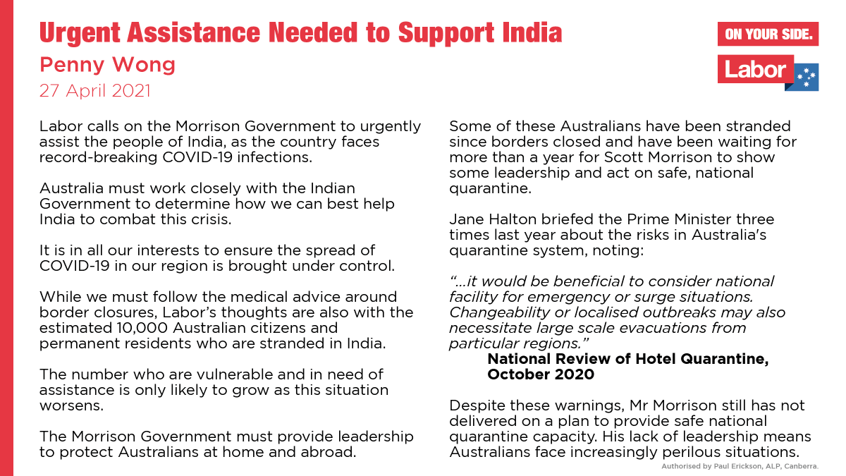 Senator Penny Wong tweet media