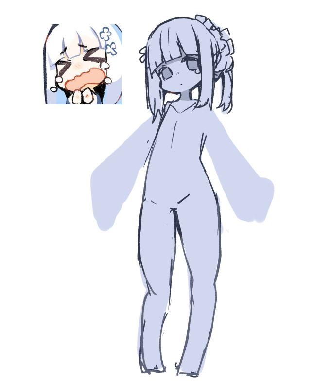 「アイコンの子誰?って言われるので
考えてみようと思います。。。 」|すきのイラスト