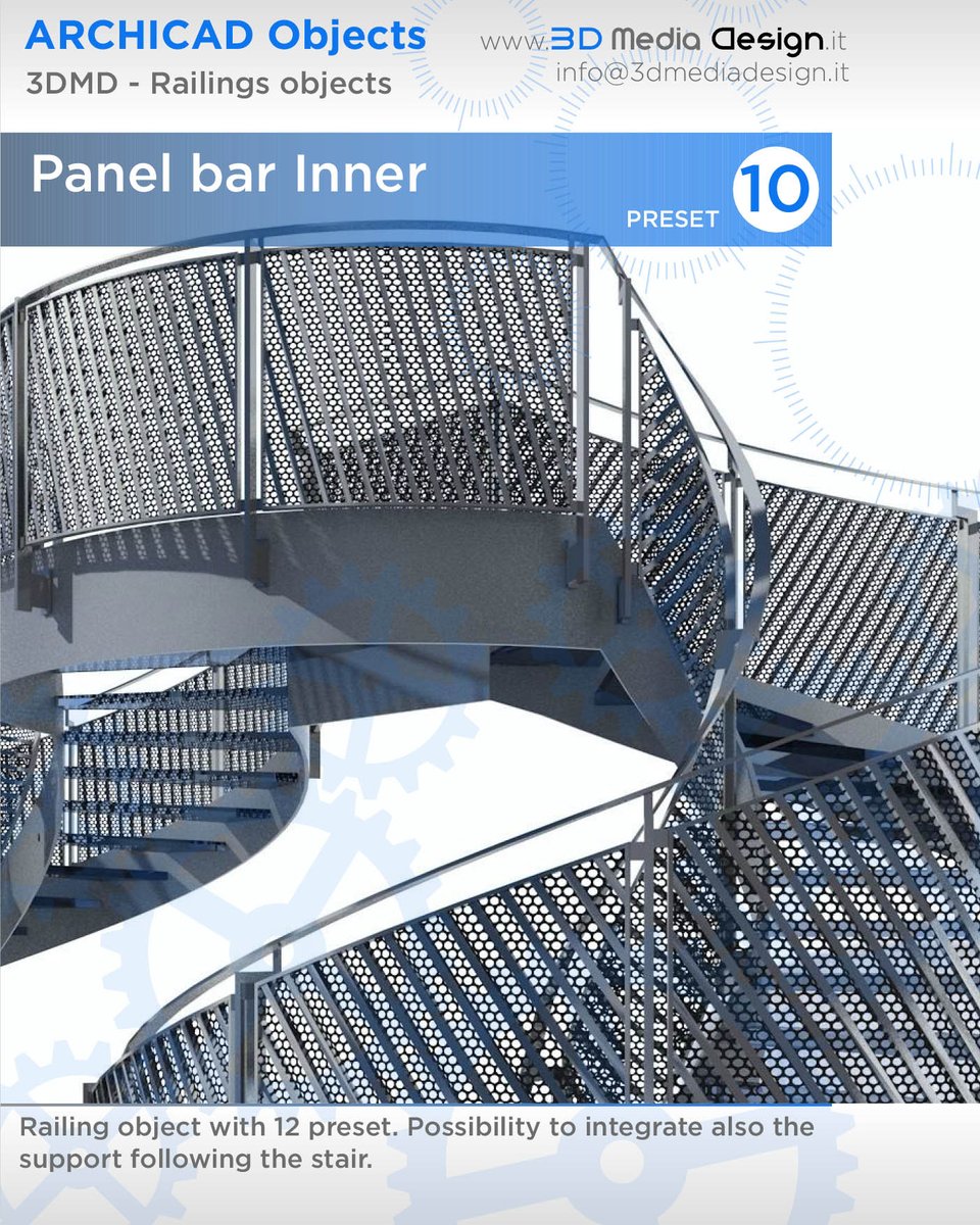 Archicad Railing Objects
3DMediaDesign - Update v.4.6 available

3dmediadesign.it/objects.html

#Archicad #Railing #Graphisoft #BIM #Buildinginformationmodeling #BIMX #ArchicadUser #archicadrender #Buildinginformationmodeling #archicaddesign #Archicad24 #OpenBIM #BIMcloud