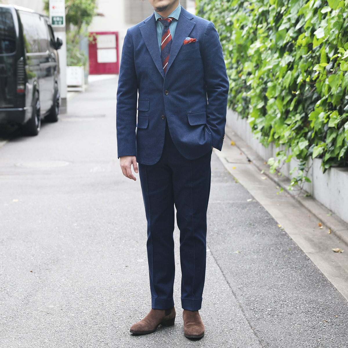 denew_denimsuit's tweet photo. ／
デニムスーツ専門店Denew 
Twitter始めます！🎉🎉
＼

こんばんは、Denew店長の森です！
Twitter本格的に始めます！

デニムやデニムスーツの魅力を皆様に伝えられるように、情報を発信していきます！

皆様よろしくお願いいたします！

#デニムスーツ　#Denew https://t.co/UxRcR63v8e