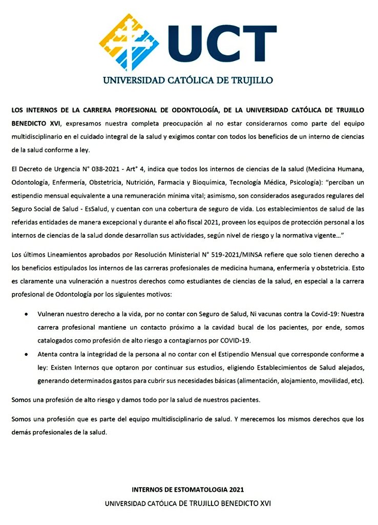 DignoYa's tweet photo. ¡TRUJILLO LA ROMPE! 💙
👏🏻 👏🏻 👏🏻
#InternadoDignoYa #internado2021
¡Sigamos compartiendo! https://t.co/L11OOT64RB