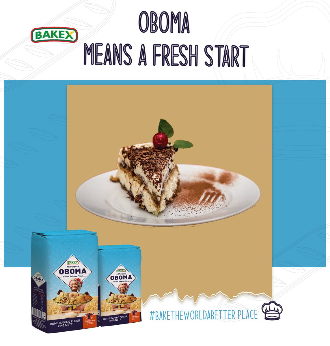 Kick-off your week with a delicious cake made with Oboma flour!

Bake fresh 🤗
#flourpower
#baketheworldabetterplace
#WabambeNaOboma
#bakexmillersltd
Nairobi CBD
business daily
#tuesdayvibe 
#Baking
#Kenya