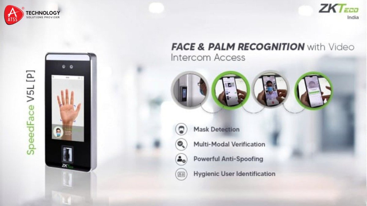 InfoATSS's tweet image. ZKTeco has made Face and Palm Recognition Scanning is one of the most reliable and secure methods of authentication in the Biometric System.

For More Information Call 9150012345

#AccessControl #Biometric #PalmRecognition #ZKTeco #Chennai #atss