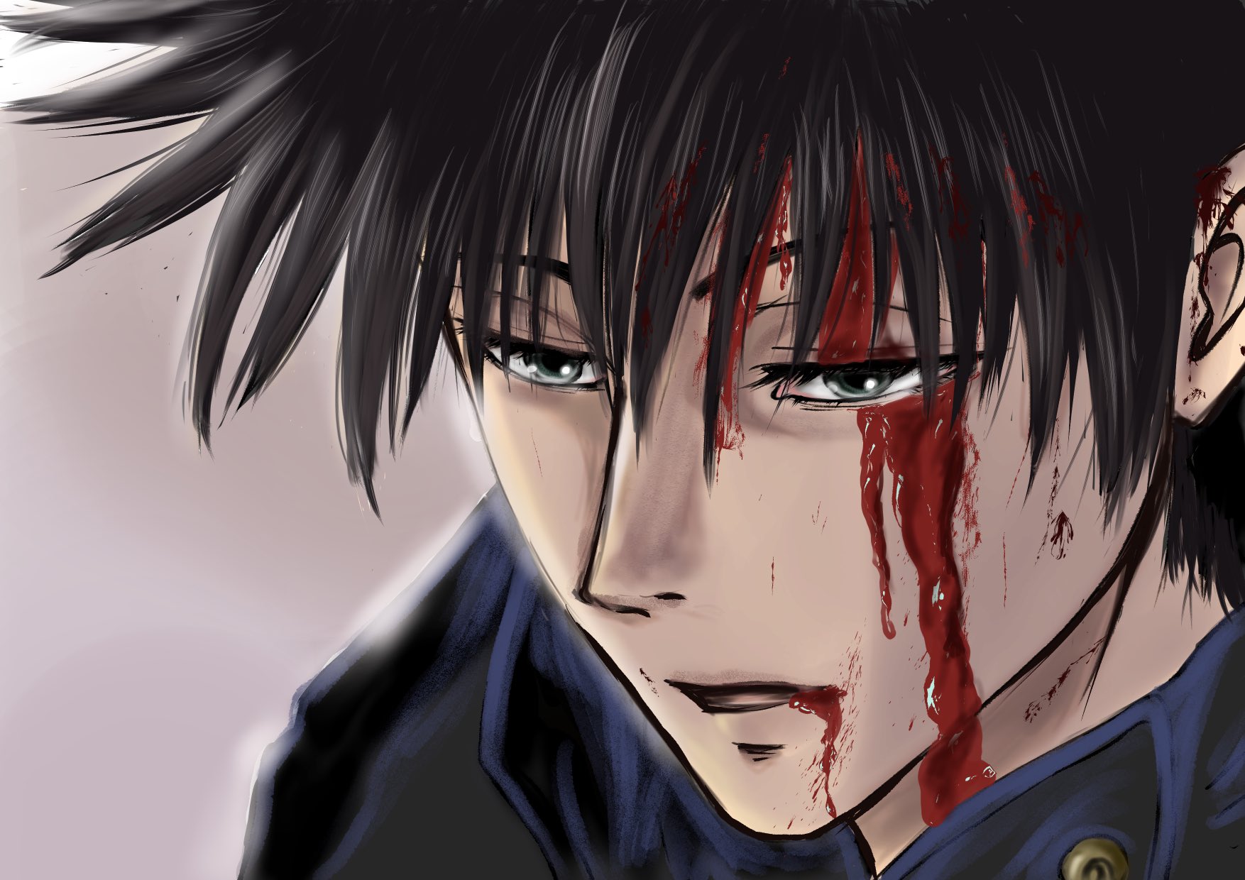 かめ 背景描きの練習に躓きまくりなので 伏黒くん描いて気分を変える しかし疲れきってる伏黒くん描いてしまうという 呪術廻戦 呪術廻戦イラスト 呪術廻戦ファンアート 伏黒恵 Jujutsukaisen 血と鼻の描き方に最近迷う T Co Wjcyicetf3