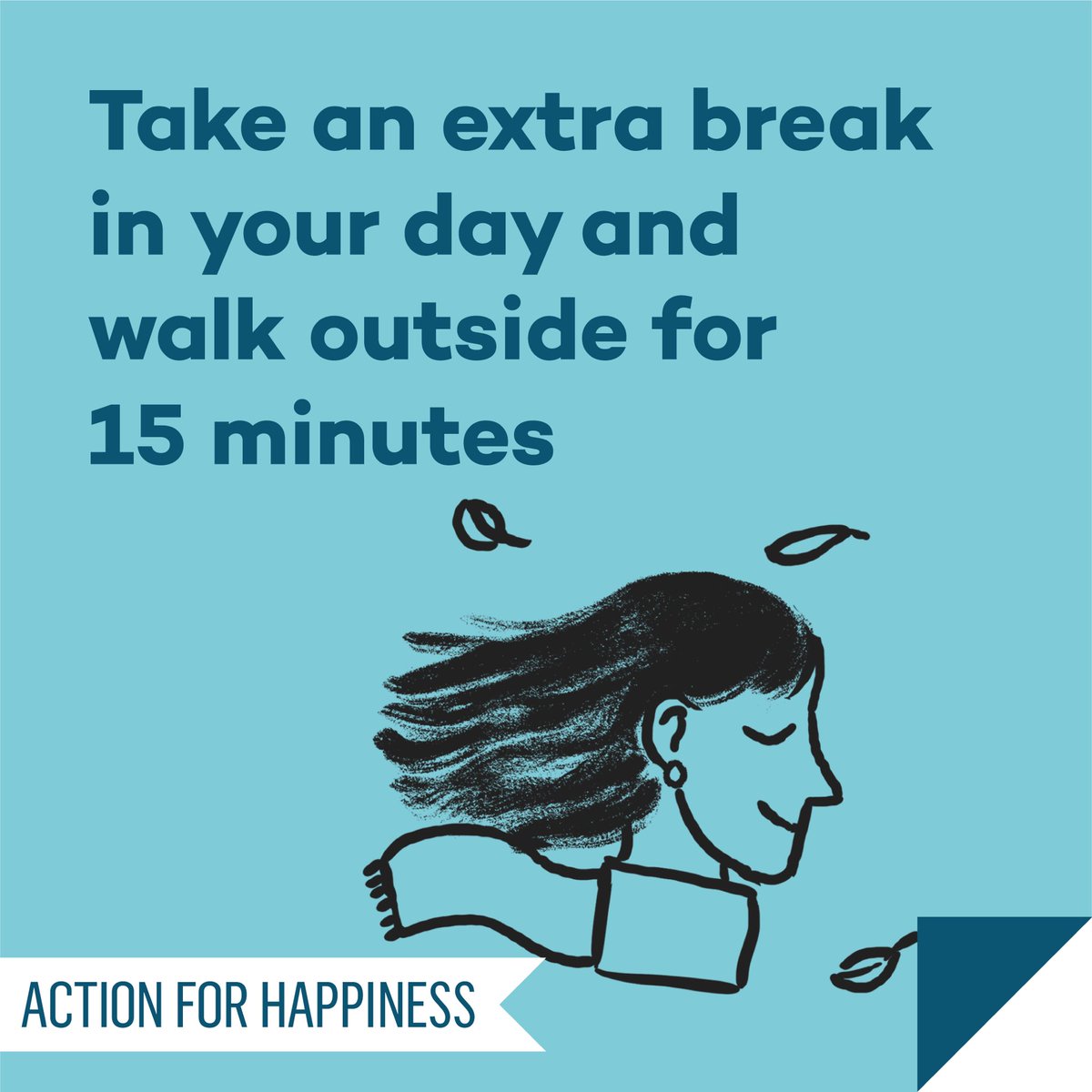 actionhappiness's tweet image. Active April - Day 27: Take an extra break in your day and walk outside for 15 minutes actionforhappiness.org/active-april #ActiveApril