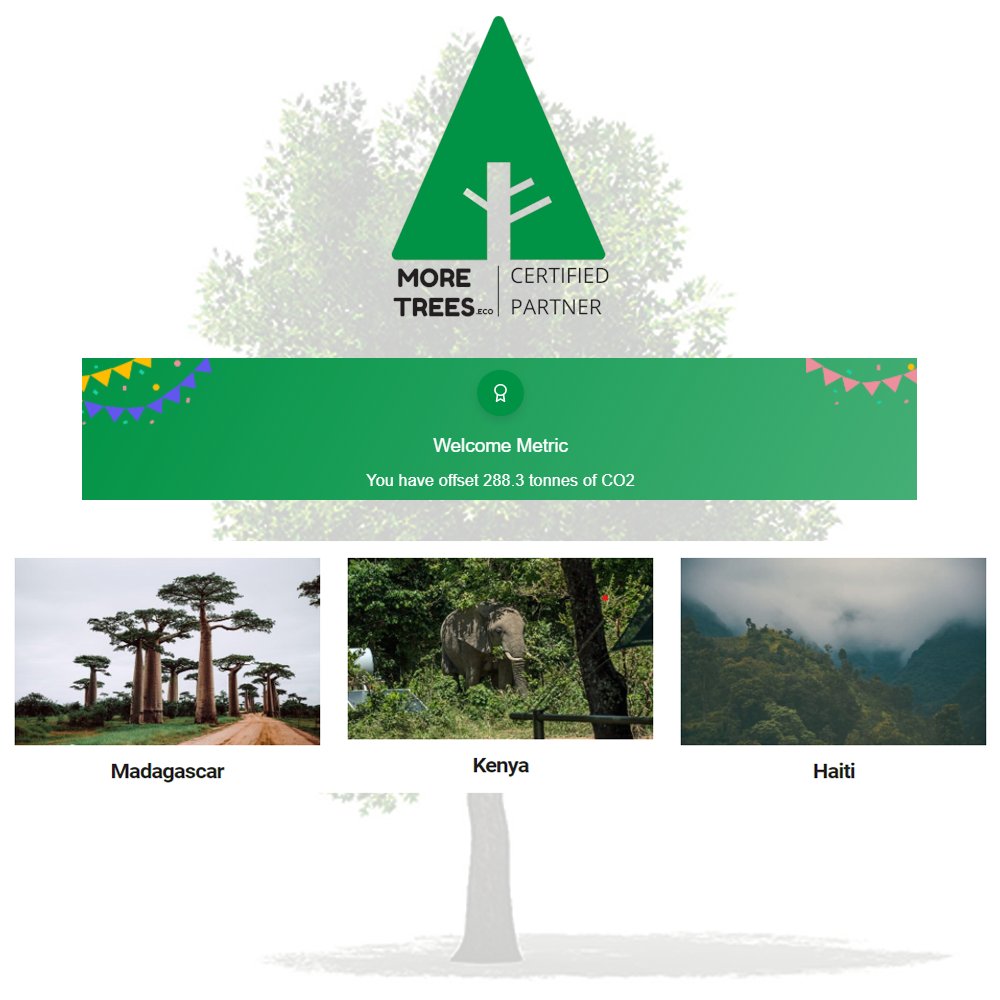 As a thank you for procuring your Parking Equipment through Metric Group Ltd, we are committing to plant one tree for every Pay &amp; Display machine ordered on behalf of your organisation. This will help towards our fight to stop Climate Change.