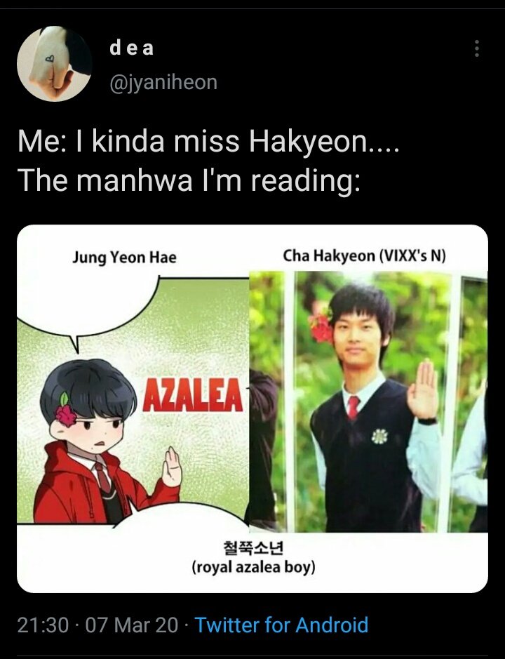 Another time where you can see Hakyeon's impact in the webtoon world 