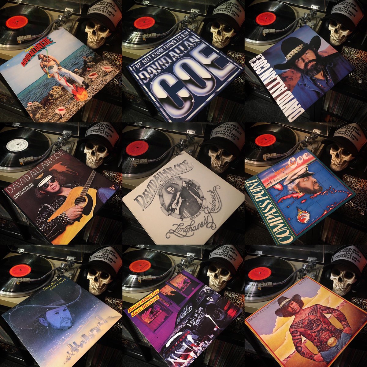 GreenWangalishi's tweet image. spent a cold Monday evening with a pile #DavidAllanCoe records. 
#LonghairedRedneck
#CompassPoint #RoughRider #JustDivorced #IveGotSomethingToSay #SpectrumVII #HumanEmotionsHappySideSuicide #CastlesInTheSand #Tattoo #DAC
#RocknRoll #records #vinyl #recordcollector