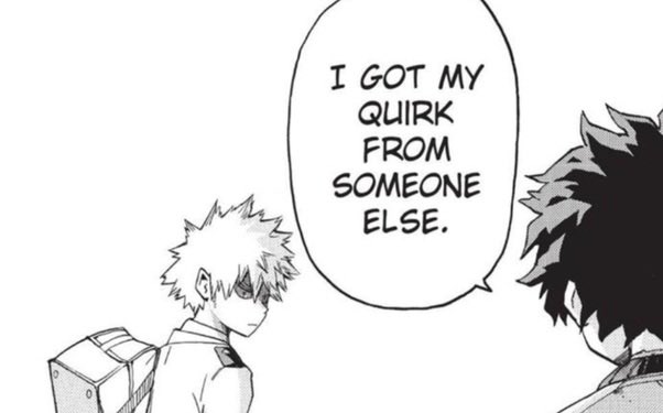 You wanna know the next time Deku was the first to reached out after the creek incident? From what we’ve been shown it was sometime about 10 mf /years/ later
