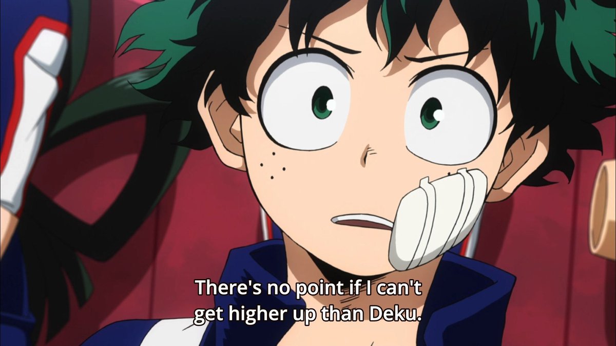 Meanwhile Deku has stayed living in Kacchans head rent mf free, tbh I too would be losing my marbles if the only thing I ever thought about was someone I claimed to hate