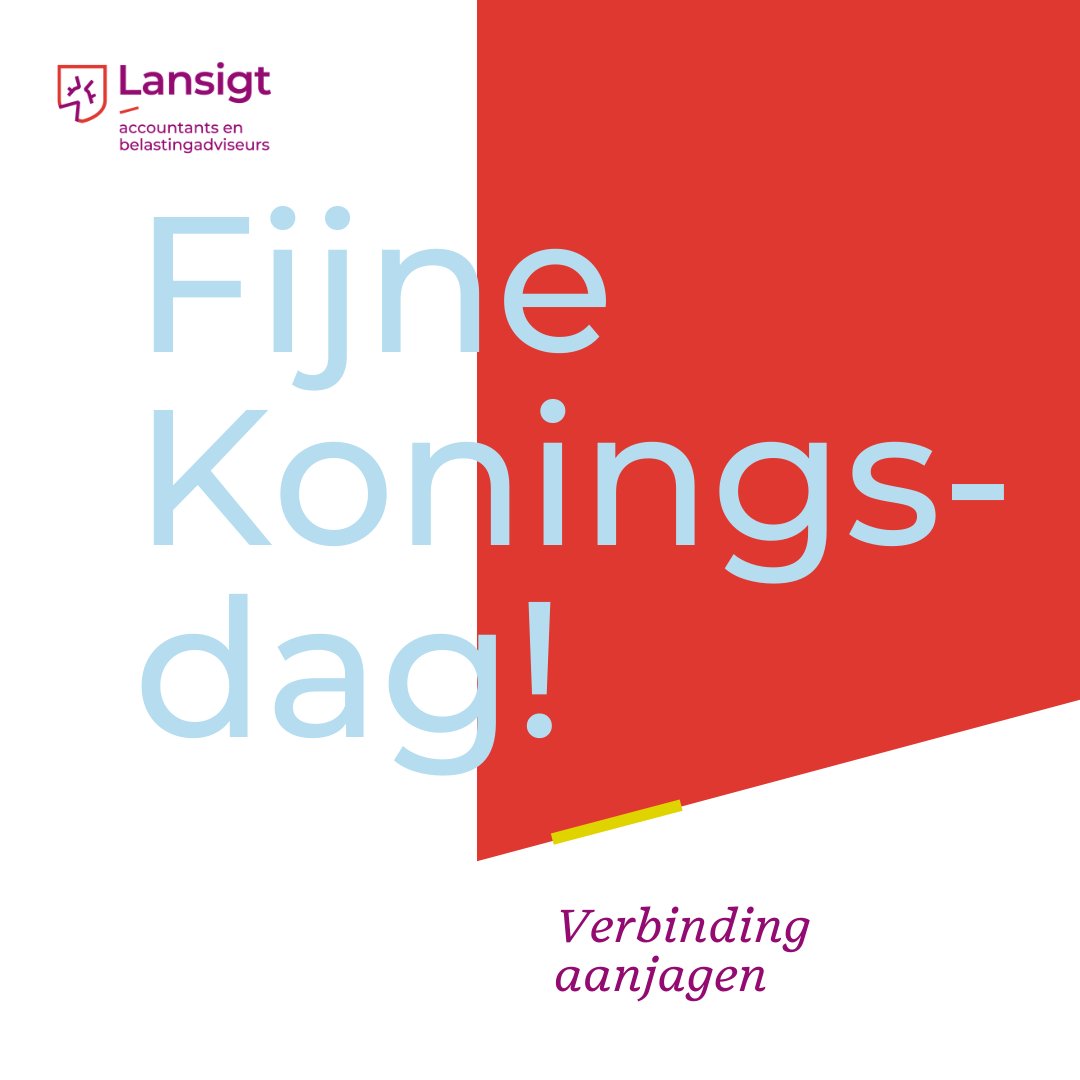 Nu Lansigt een nieuwe huisstijl heeft, trekken we vandaag onze rood, wit met blauwe jas aan! 😀 Een hele fijne Koningsdag! 

#Koningsdag #vieren
