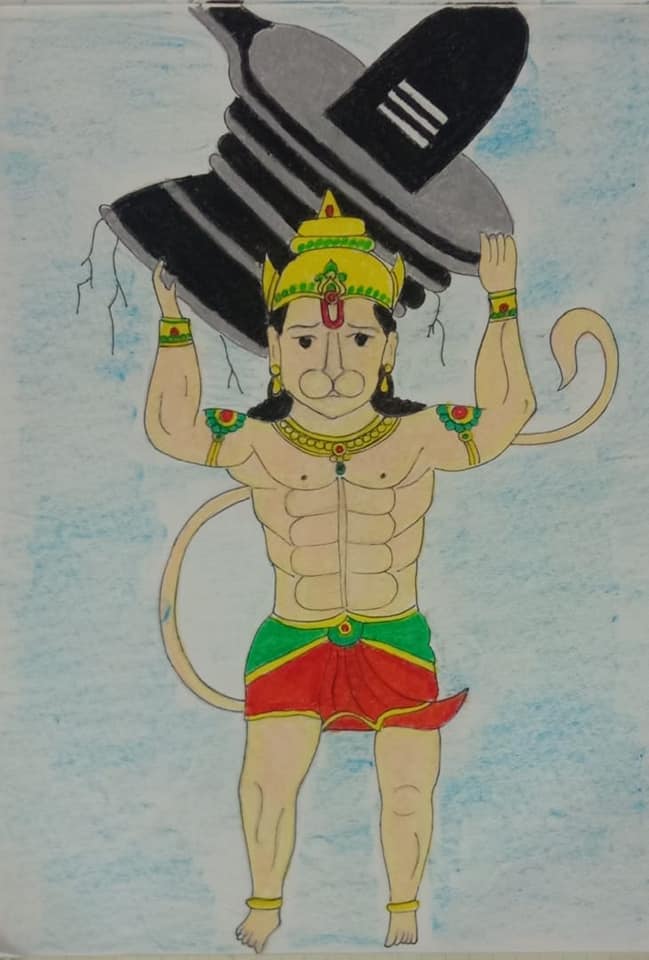 24+Best Pencil Drawing of Hanuman Ji