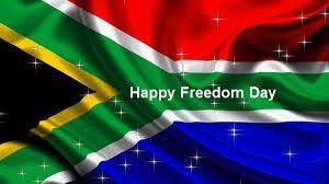 To All South Africans far and wide. Have a wonderful Freedom Day. 

Let us strive for the positive and look to a positive future. 

#Freedomday2021 #positivity #leadership #CharlotteMaxekeDay