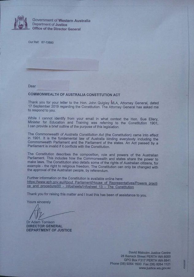 NOW THAT THE PUBLIC knows about 4 Australian Federal Police officers in a 12mths dead at HQ! SINCE 2 more young AFP officers DEAD so we the people want an investigation to prove they were murdered or not? By  using the still lawful Australian Commonwealth Constitution UK 1900 Act