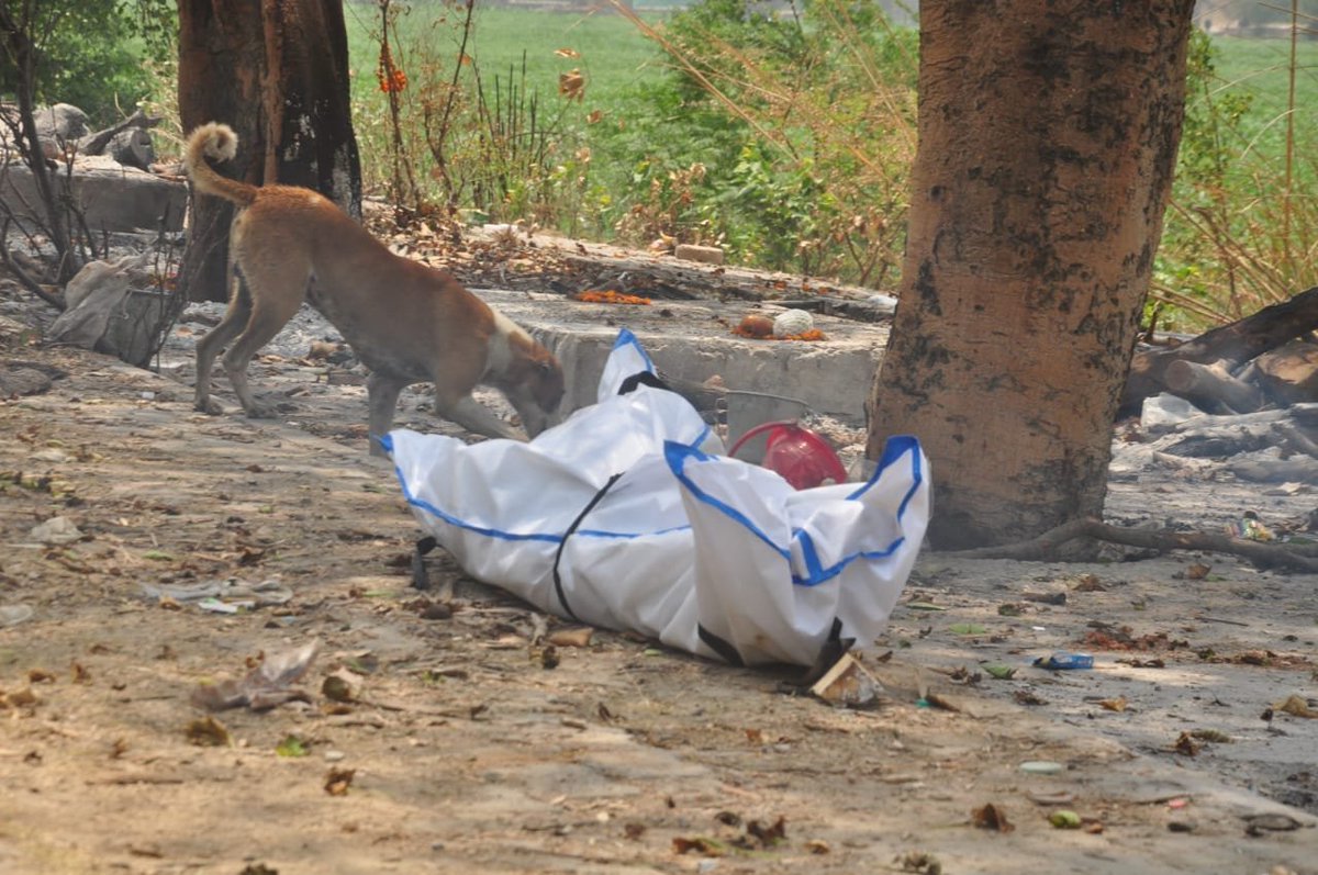 imMAK02's tweet photo. They can't even protect dead bodies.

 #Resign_PM_Modi https://t.co/9QXWcCPR9A