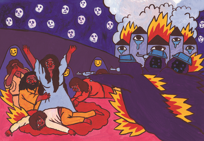 coolt_com's tweet photo. El ilustrador @RicardoCavolo ha creado un imaginario repleto de tribus urbanas, personajes del #underground, referencias a las enfermedades mentales e, incluso, a la obra de Federico García Lorca (@Lunwerglibros, 2020).

Una historia de @mariosgonzalez. 
https://t.co/xpVmKjVq4c https://t.co/tASoevkUfX
