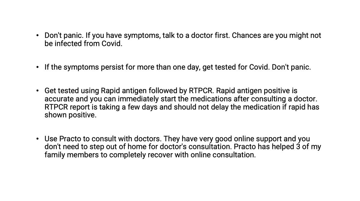 rahul3ds's tweet photo. Recently, my whole family (6 members), including myself got infected with Covid. Most of them have recovered completely at home and others are under medications and recovering fast. Here are few tips which I have learnt the hard way, sharing it here to make it easy for others https://t.co/huumGKDQ5i