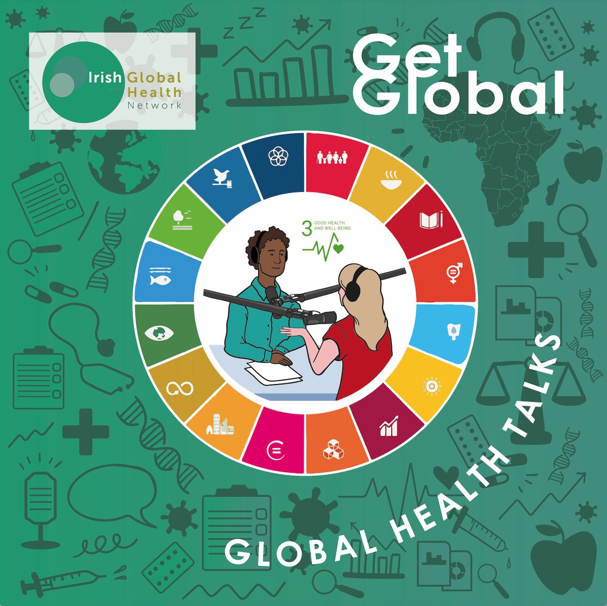 The Irish Global Health Network has launched a new monthly podcast series 'Get Global – #GlobalHealthTalks'

The show was designed to get up close and personal with #globalhealth advocates from Ireland and around the world.  

Listen to Episode 1 Here: globalhealth.ie/get-global-glo…