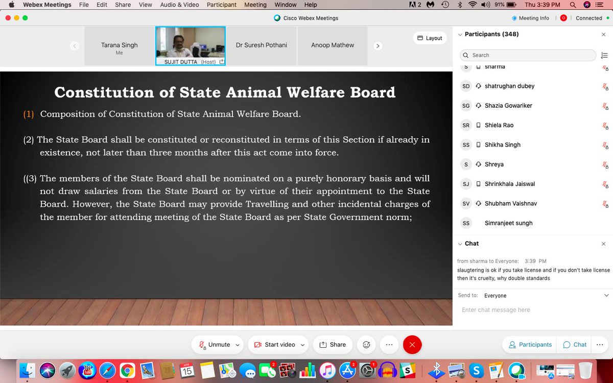 1.Awareness&education of Police on #PCA1960 its application 2.Animals constitute the non voters of our population,hence we must be the #VoiceoftheVoiceless 3.OffencesU/S11&38 made Cognizable 4.Many amendments proposed within act 5.State govt empowered StateAnimalWelfareBoards