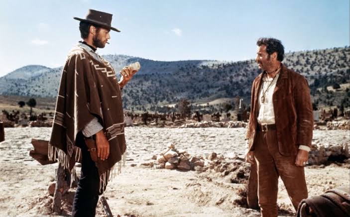 46. The Good, the Bad and the Ugly (1966).Director: Sergio Leone.Starring: Clint Eastwood, Eli Wallach, Lee Van Cleef, Aldo Giurffè.