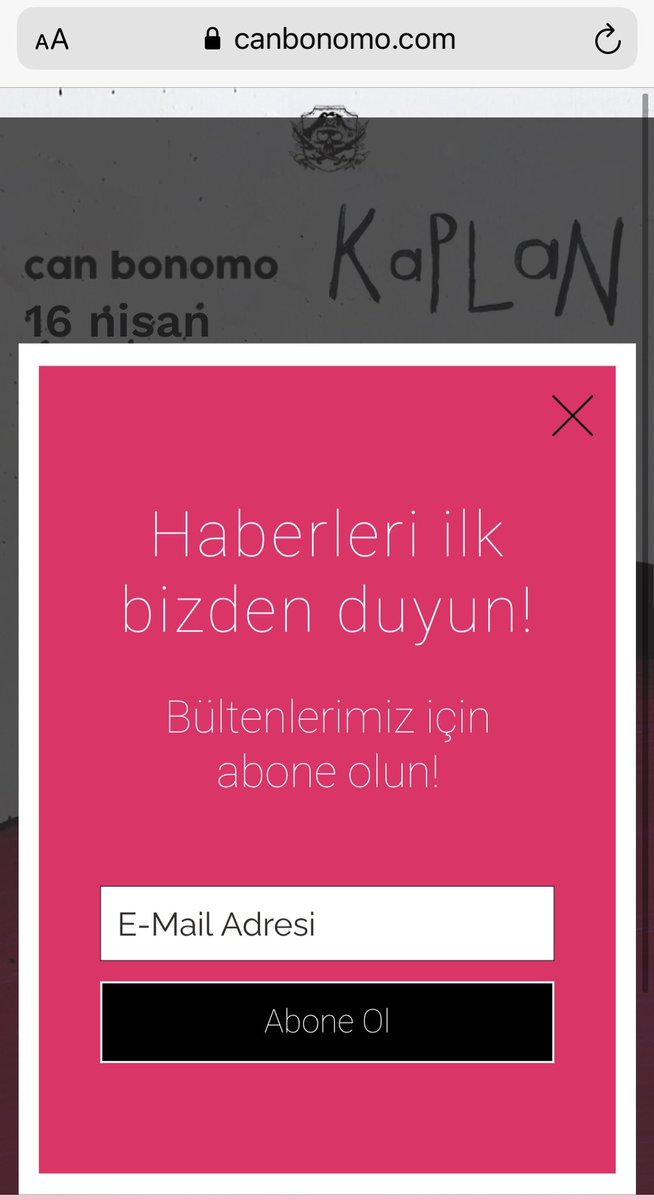 bülten yarın posta kutularında! 😏 e-maillerinizi bıraktınız mı acaba?