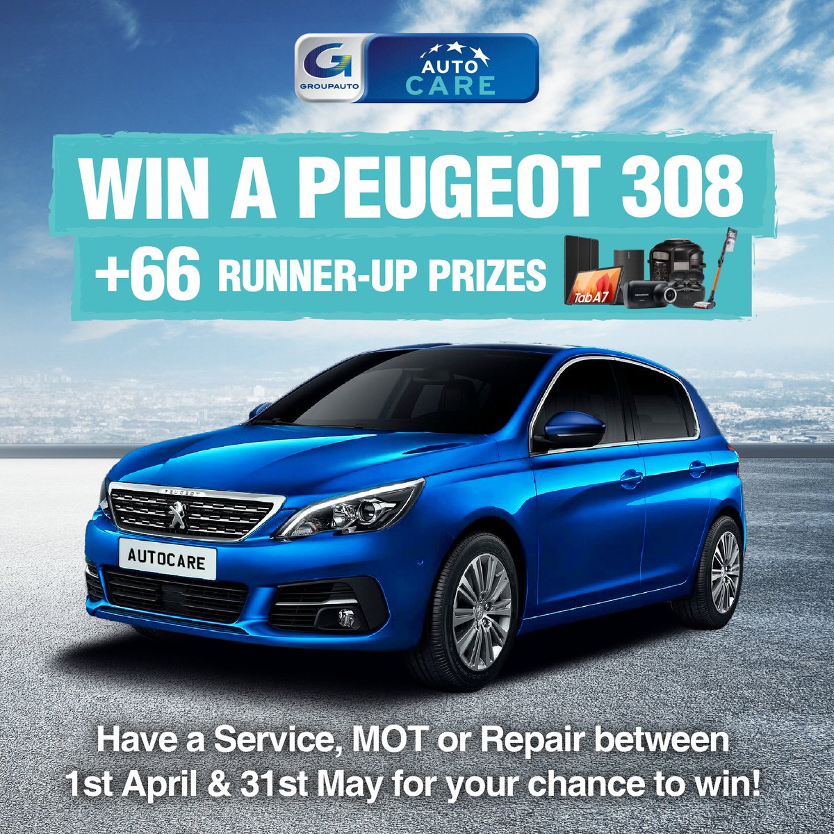 Crescent Motors love a promotion! Are you having any work done on your vehicle between now and the end of May? Do you need your car servicing? Repairs? MOT?

Would you like to enter into a prize draw at the same time?

Call us to book in on 01283 509000