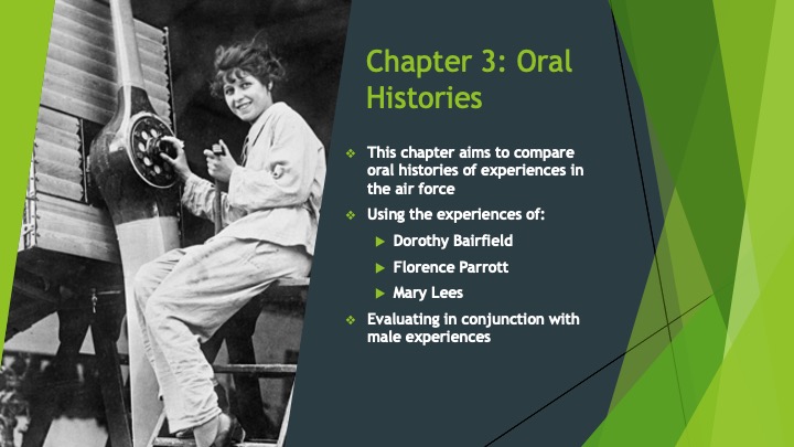 QMUL_lonwar's tweet photo. My final chapter will compare oral histories of experiences in the air force. I have chosen to consider three women, some experienced work in the WAAC also and some just the air ministry. #lonwar https://t.co/aOapj7kUEA