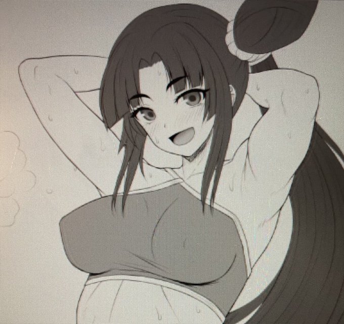 牛若ちゃん練習。

今更ながら色をほとんど付けない場合は線画ゴリゴリ太めに描いた方が見映え良くなるし、いつも塗る感じに影付けるとくどくなるっぽいことを学んだ。 