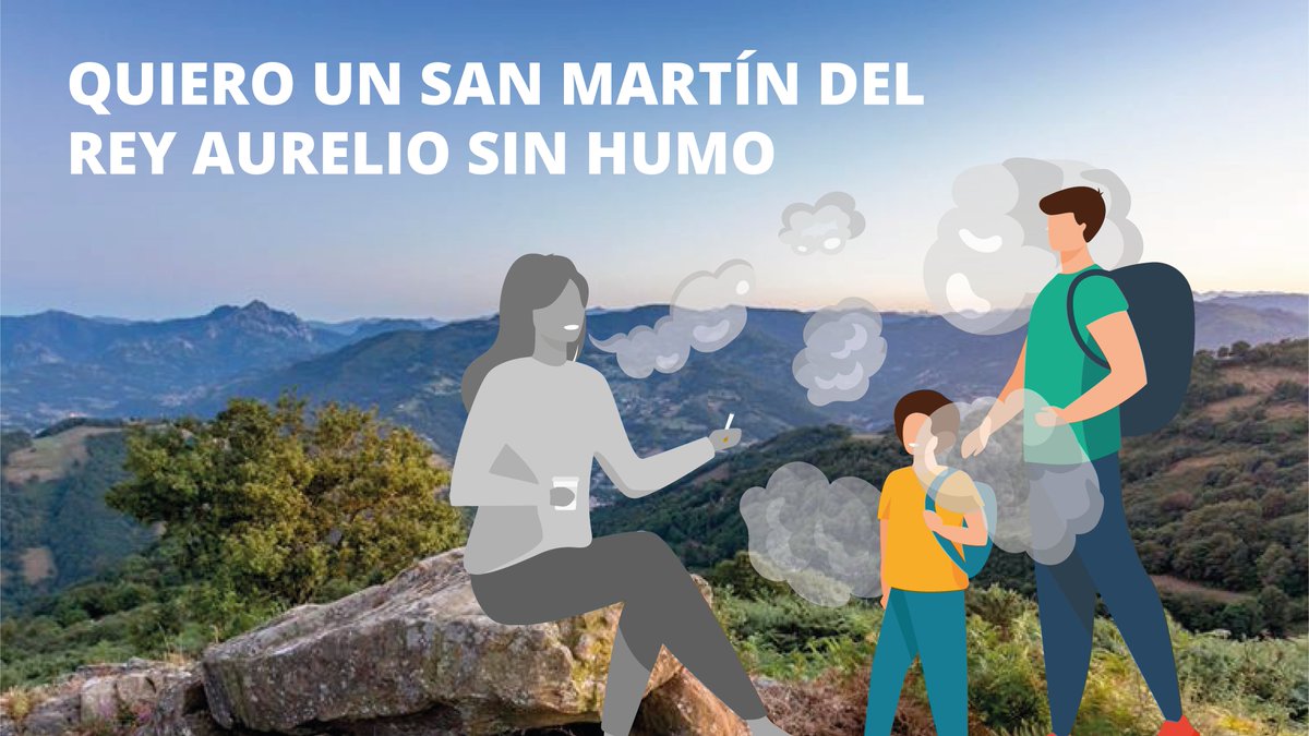 SanMartin_ayto's tweet photo. 📣 San Martín del Rey Aurelio se suma a la campaña en favor de una #AsturiasSinHumo de la @aecc_asturias 
👉 La campaña busca prevenir el consumo de tabaco y concienciar de la importancia para la salud de los espacios libres de humo.
➡️ Más información: https://t.co/ERPg2YUd4p https://t.co/d8z5sexe18
