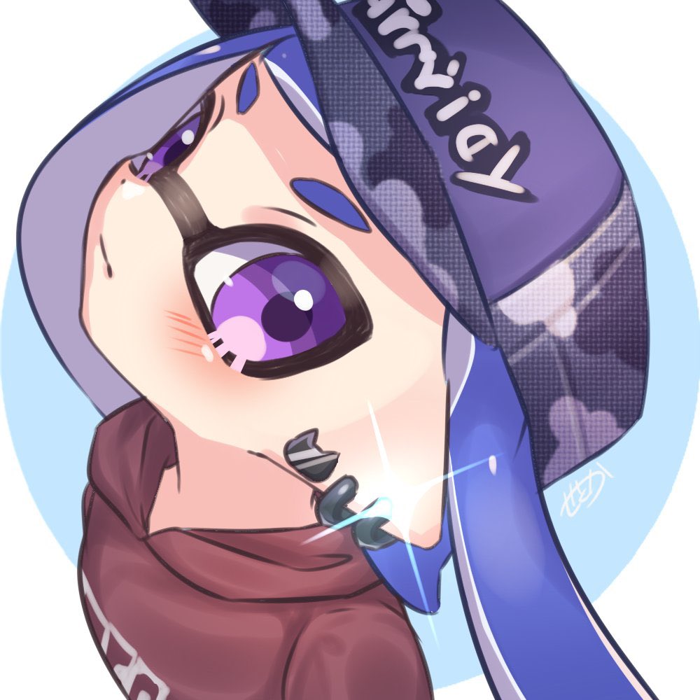 イカガール(スプラトゥーン) 「?‍⬛

#Splatoon2 」|せとか🐾依頼受付中のイラスト