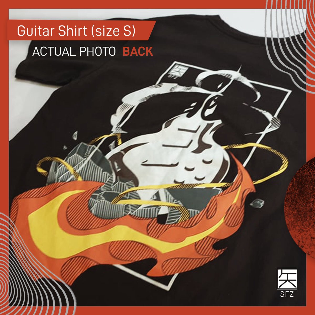 project_sfz's tweet photo. Take a closer look at Guitar, one of our three shirts! 🤩🎸 

"Guitar" Shirt
In Chocolate Brown
Size Small
Php 390

Please stay tuned for more information on your preorders and any additional orders! https://t.co/zeVmvtlbJI