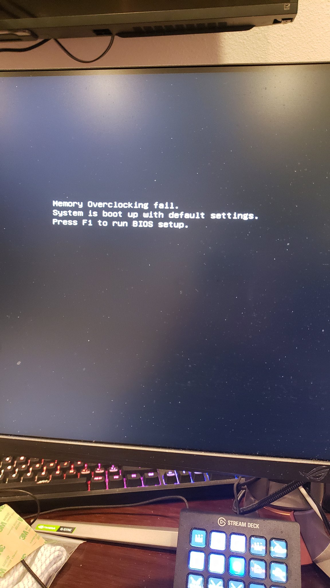 Overclocking Failed Errors