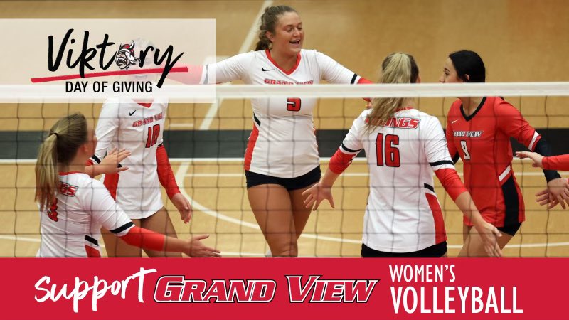 📣GV Volleyball  supporters📣
Viktory Day of Giving is TODAY!

We’d DIG it if you’d help out by donating to our team!

⬇️⬇️
🔗: giving.grandview.edu/pages/home-2072
Scroll down Click: GV Athletics button
Search Funds for Volleyball
Choose:  Volleyball (Women’s)