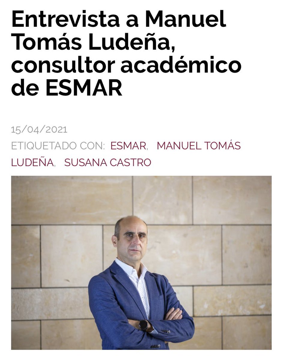esmar_de's tweet photo. Manuel Tomás Ludeña en @melomanodig :

“Hablamos con @manueltomas67 sobre ESMAR, su oferta de estudios y las particularidades por las que se diferencian: un profesorado de altísimo nivel y el foco de atención en el alumnado.”
#ESMARMUSIC

https://t.co/QQb0EVHoEp https://t.co/RENWA2gUOU