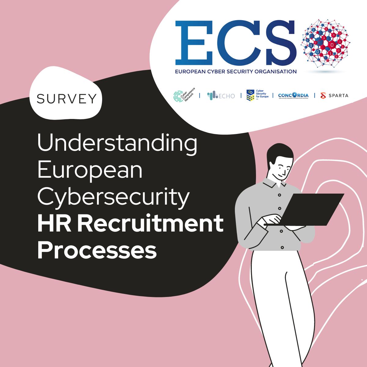 ‼️Calling all #HR managers!
ECSO is launching a new #survey with ECHO and all of CCN Pilots to better understand HR experiences and practices of recruiting and retaining #cybersecurity experts and talents.
📥Deadline: 5th of May.
More details here: bit.ly/3a5tasv
