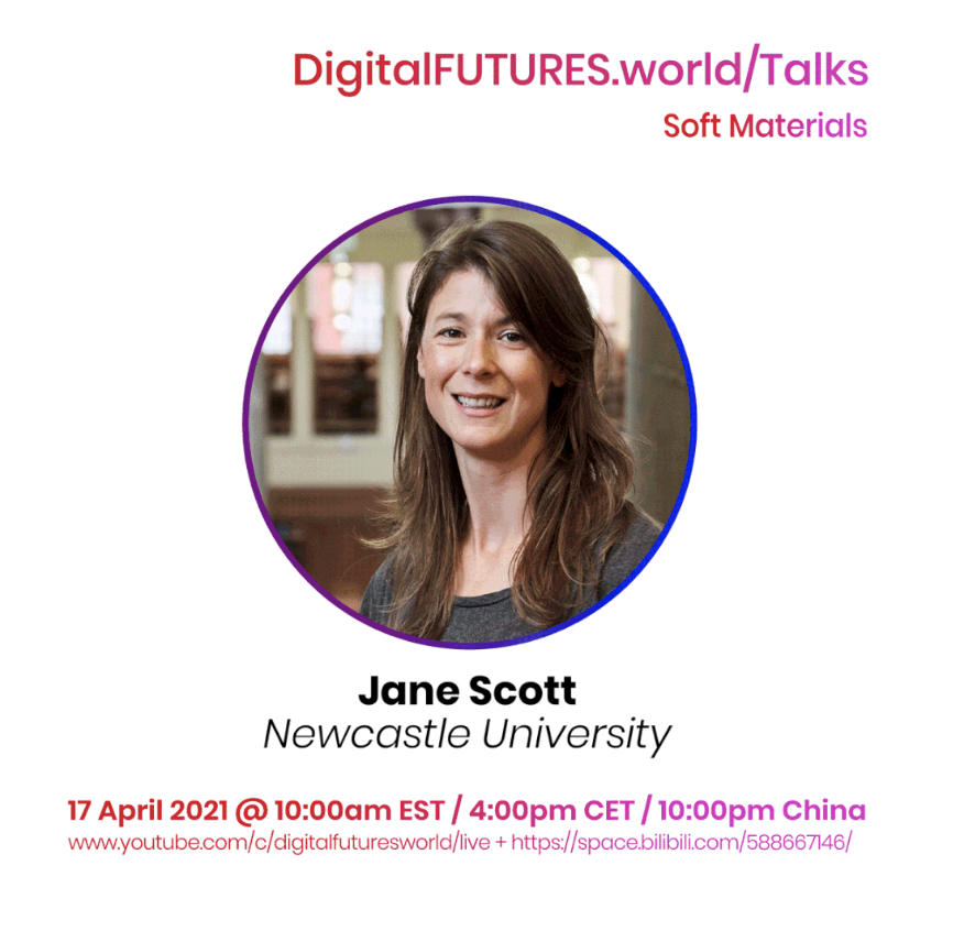 Bio_Buildings's tweet photo. Join this weekend's @_DigitalFUTURES Talk on #SoftMaterials. HBBE member Dr. Jane Scott and other leading researchers discuss working with #knitting, #textiles, and #activebending within #architecturaldesign.
SAT, 17 April at 10:00am EST / 4:00pm CET
https://t.co/ZaFJZyXNAx https://t.co/e221wufwZw