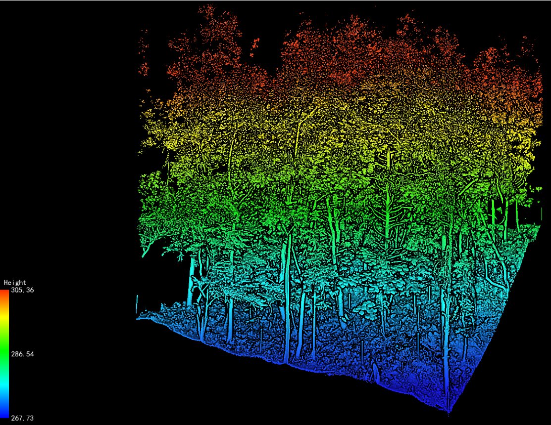 GreenValleyINTL's tweet photo. GVI carried out tree scanning through #LiAirV70 in the #Natural #Forest Area.
Next, #LiDAR360 is used to #classify the ground points and #colorize the #pointclouds .
#Individual #Tree #Segmentation
#TreeHeight #CoordinatePosition #DBH #CrownDiameter #CrownArea #CrownVolume https://t.co/4WXdn4dpEL