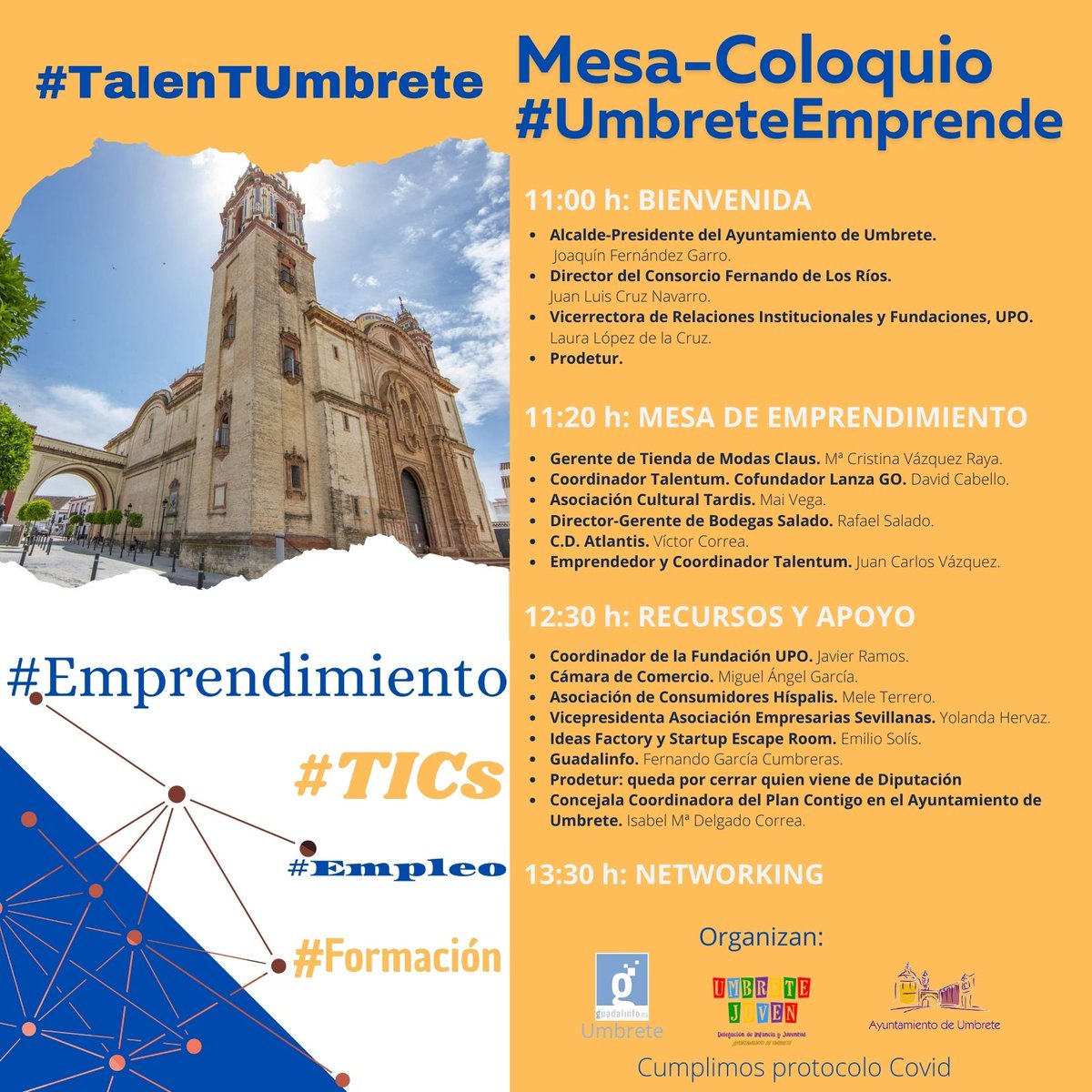 vuelasanlucarm's tweet photo. Hoy día intenso con #GuadalinfoSevilla, a las 11h arranca #TalenTUmbrete. En #InnovaPilas21, a las 17h Taller Control Parental y a las 18h en #Gerena Charla #CiberSeguridad padres e hijos con @CGAlbaida @CGGerena y @guadasanlucarm @Cmota la @RedGuadalinfo mejorar tu #vidaDigital https://t.co/lO4d1y4fD3