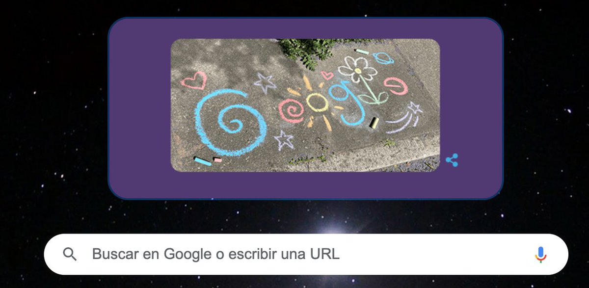 Me encanta el trabajo del equipo que se dedica a la portada de <a href="/GoogleES/">Google España</a>, pero una cosa es cierta: a veces la solución está en la simplicidad. 😍 #diadelnino  #diadelanina