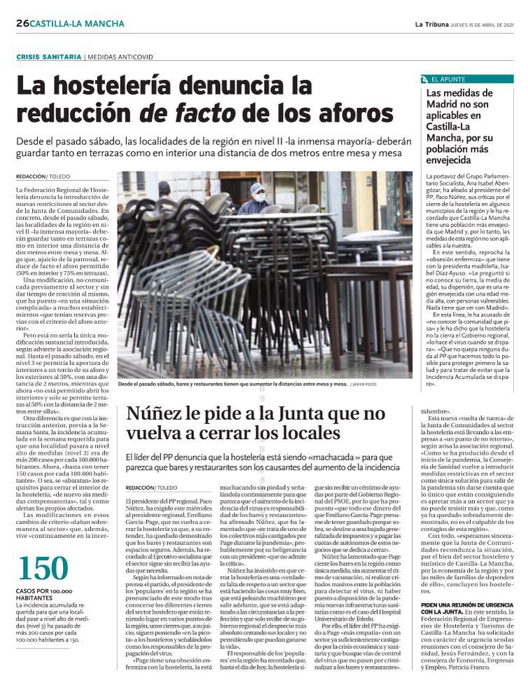 M_A_Valverde's tweet photo. 👉🏻La hostelería  NO puede ser otra vez la que sea castigada. No a los cierres de la hostelería. @PP_CLM @PPCiudadReal1 @Popularbolanos https://t.co/rNwNEwCiGg