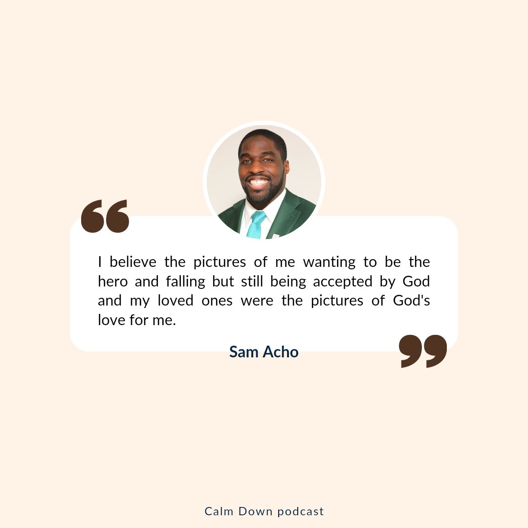 PodcastCalm's tweet photo. Excerpts from the current episode featuring @TheSamAcho 
He shared his story with us! Trust me, you need to listen! Here is a link to listen on any Podcast platform of your choice. Cheers! 🥂🥂
https://t.co/lYfSuCbaui https://t.co/8MIpFgX6RU
