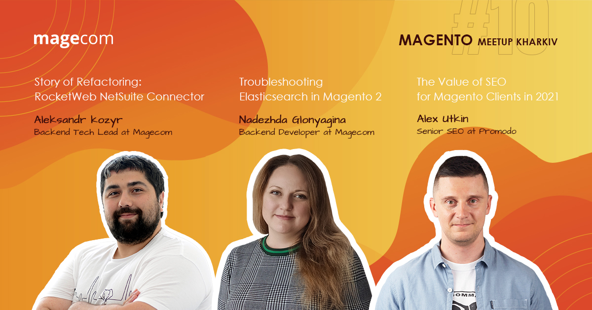 Time flies so fast. It’s the last chance to attend our Magento Meetup Kharkiv Online #10 that will take place today at 6 pm. Click the link and register: magecom.net/events