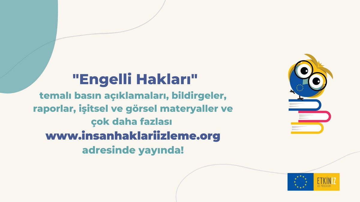 Engelli hakları alanında yüzlerce kaynağın bir arada bulunduğu bir kaynak merkezi olduğunu biliyor muydunuz?
İnsan Hakları İzleme Kaynak Merkezi ‘ni ziyaret ederek hak alanında binlerce kaynağa erişebilirsiniz. ⬇️
insanhaklariizleme.org/vt/yayin_list.…