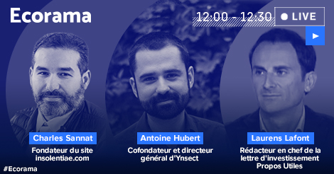 Ne manquez pas à 12h le live #Ecorama ! Auj Charles Sannat : Et s’il n’y avait jamais de sortie de crise sanitaire ? ; @Ant1_Hubert <a href="/Ynsect/">Ÿnsect</a> ; <a href="/LaurensLafont/">Laurens Lafont</a> - Valorisation élevée des Bourses : des résultats d’entreprises en forme de crash test ?bit.ly/1TwHkDV#xtor=C…
