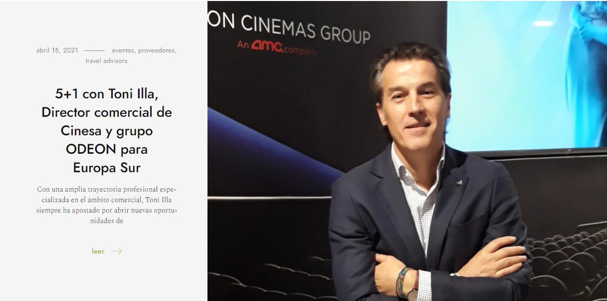tadvisorsguild's tweet photo. Hoy en nuestro #BlogVerdeLima hablamos con Toni Illa, de @Cinesa quien nos explica como desde #CinesaBusiness apuestan por dar un giro al negocio y aprovechar las enormes oportunidades que las instalaciones de un cine proporcionan 📽️ https://t.co/0DIJtmrCj7
#ilovecinema 🍿 https://t.co/eV8PtMlRce